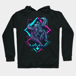 Zodiac TAURUS NEON Series Hoodie